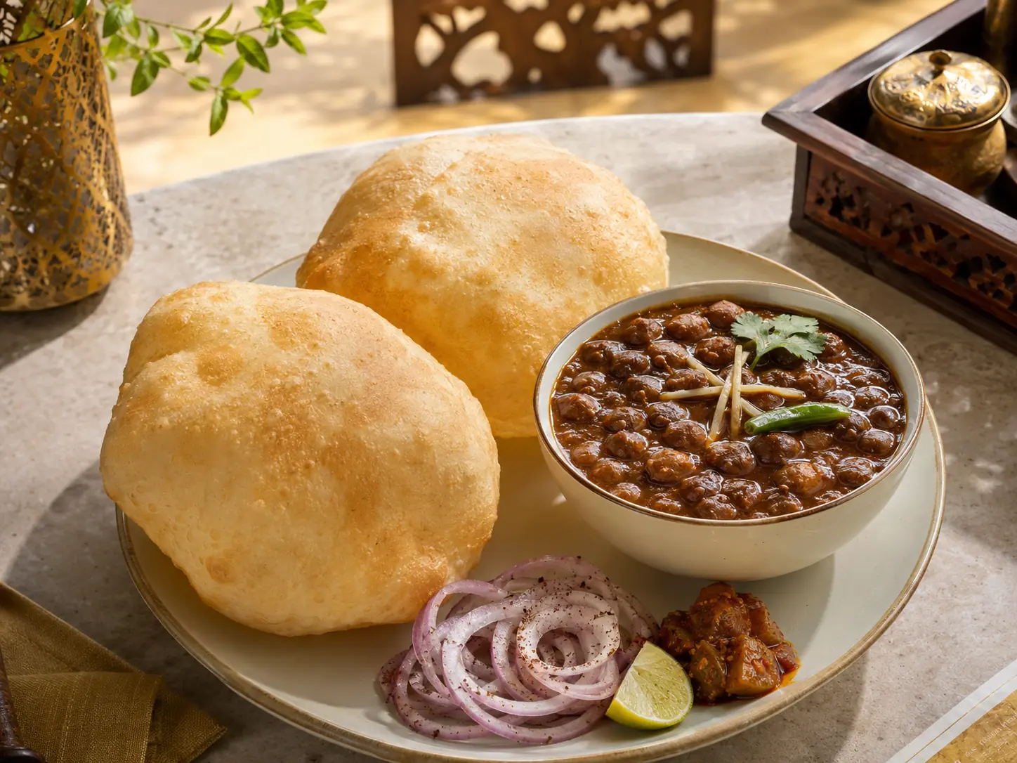 Chole bhature category visual